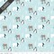 Winter Magic Winter Animals Flannel in Aqua (f16786-aqua) | Designer Flannel | Riley Blake Designs | Riley Blake